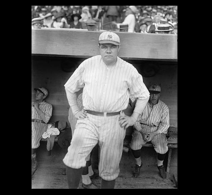 Babe Ruth 1921 PHOTO New York Yankees, Baseball Hall of Fame,World Series Star
