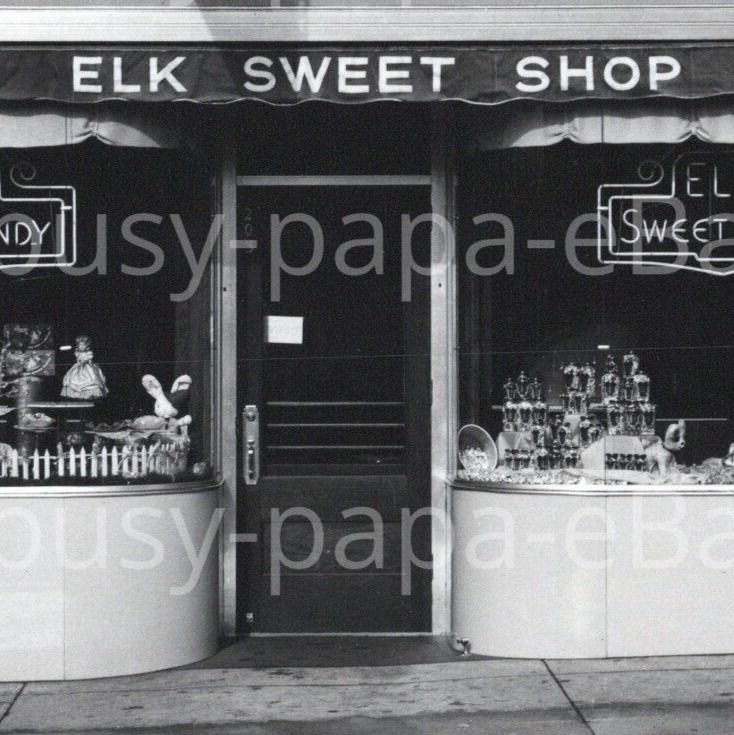 1930s Elk Sweet Shop Soda Candy William Hughes Duryea Islip New York Photo