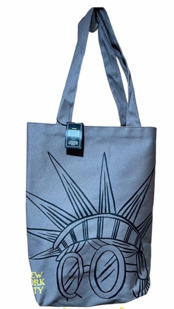 Starbucks New York City Tote Bag Statue of Liberty Wearing Glasses New
