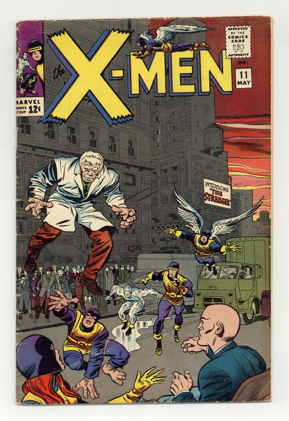 Uncanny X-Men #11 VG 4.0 TRIMMED 1965 1st app. The Stranger