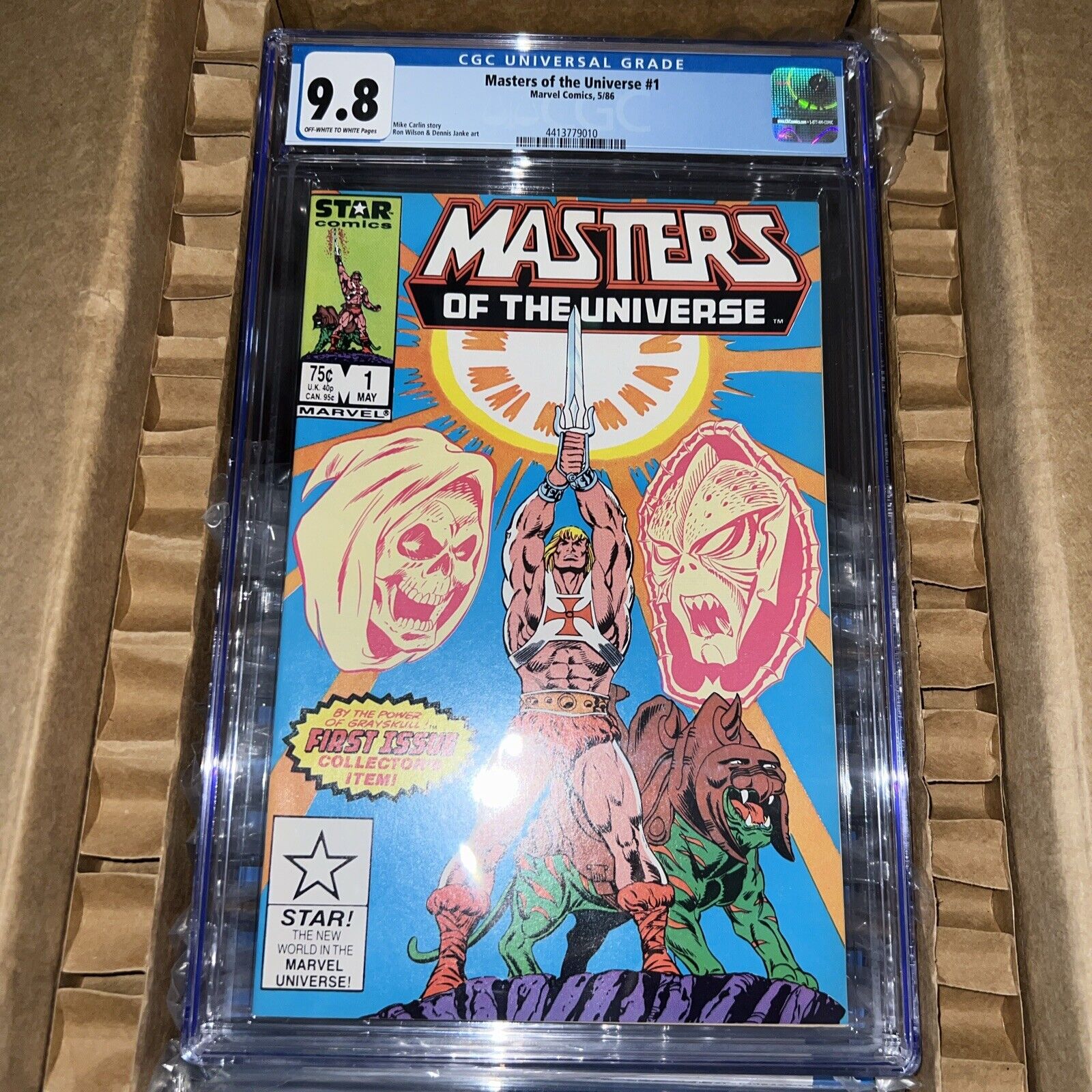 Masters of the Universe # 1 CGC 9.8 (Marvel, 1986) 1st He-Man in Marvel