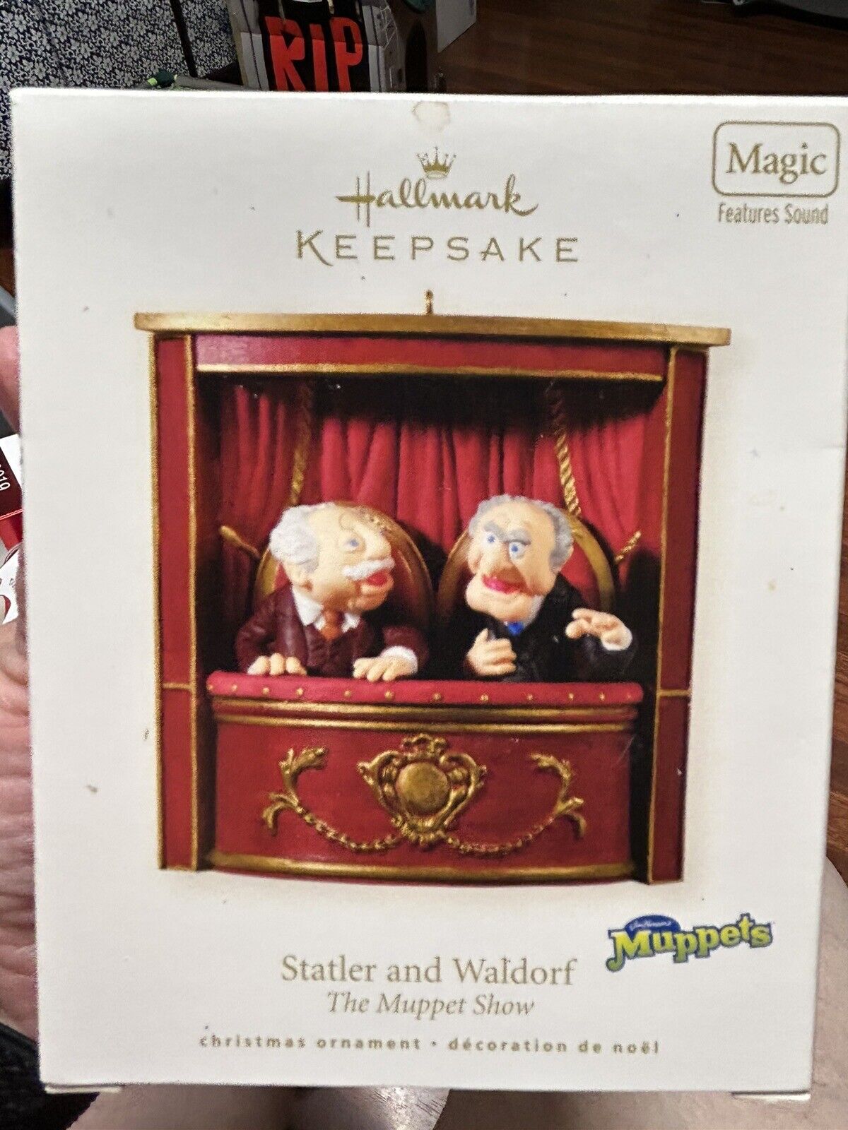 Hallmark Statler and Waldorf The Muppet Show 2008 Christmas Ornament - Tested