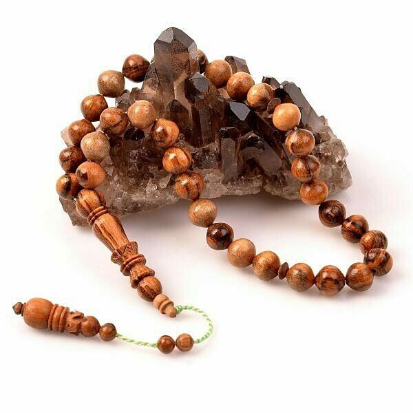 REAL Oud Agarwood Tree Islamic Prayer 33 beads Tasbih Misbaha Sibha Tasbeeh 10mm
