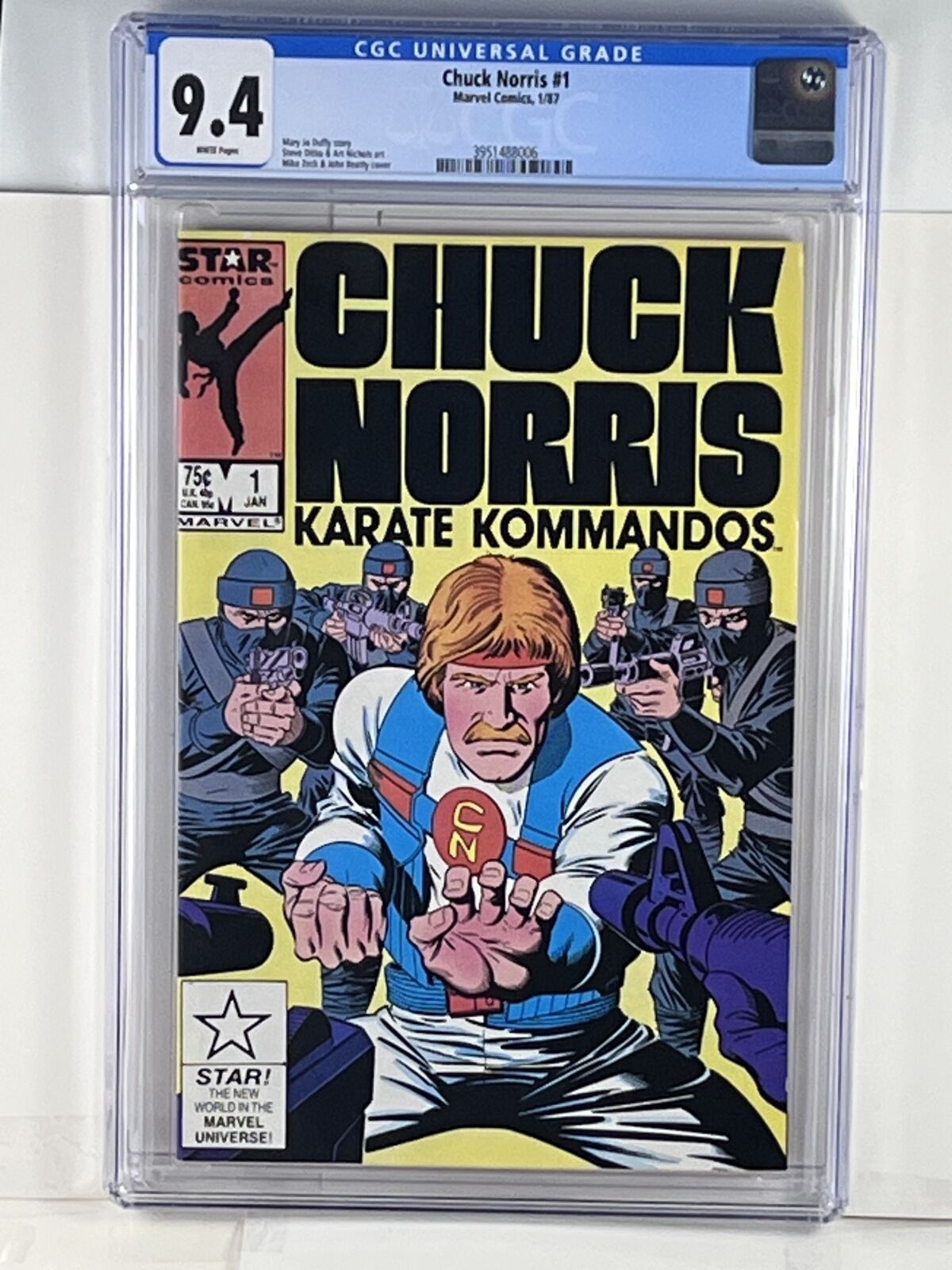 Chuck Norris #1 CGC 9.4 (1987)