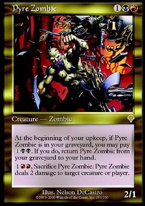 Pyre Zombie ~ Invasion [ Excellent ] [ Magic MTG ]