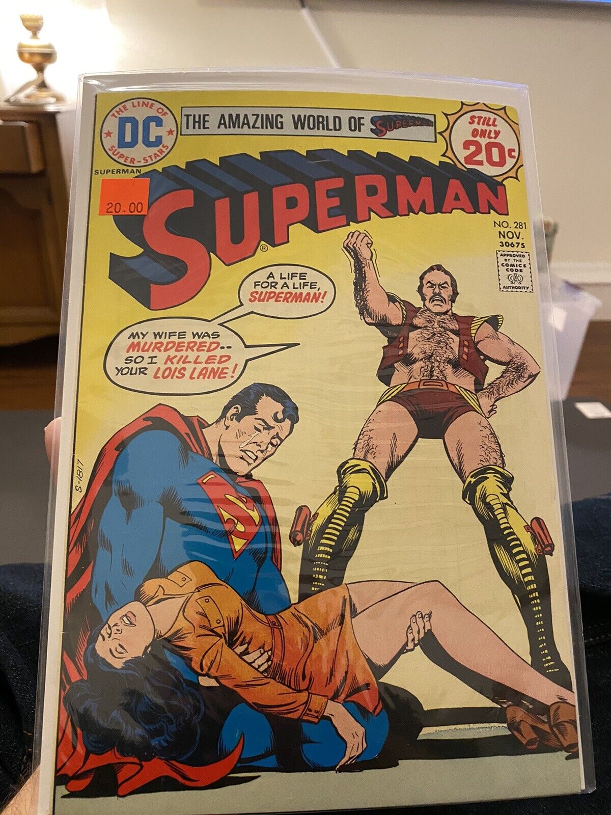 Superman No. 275 - Vintage 1974 DC Comics
