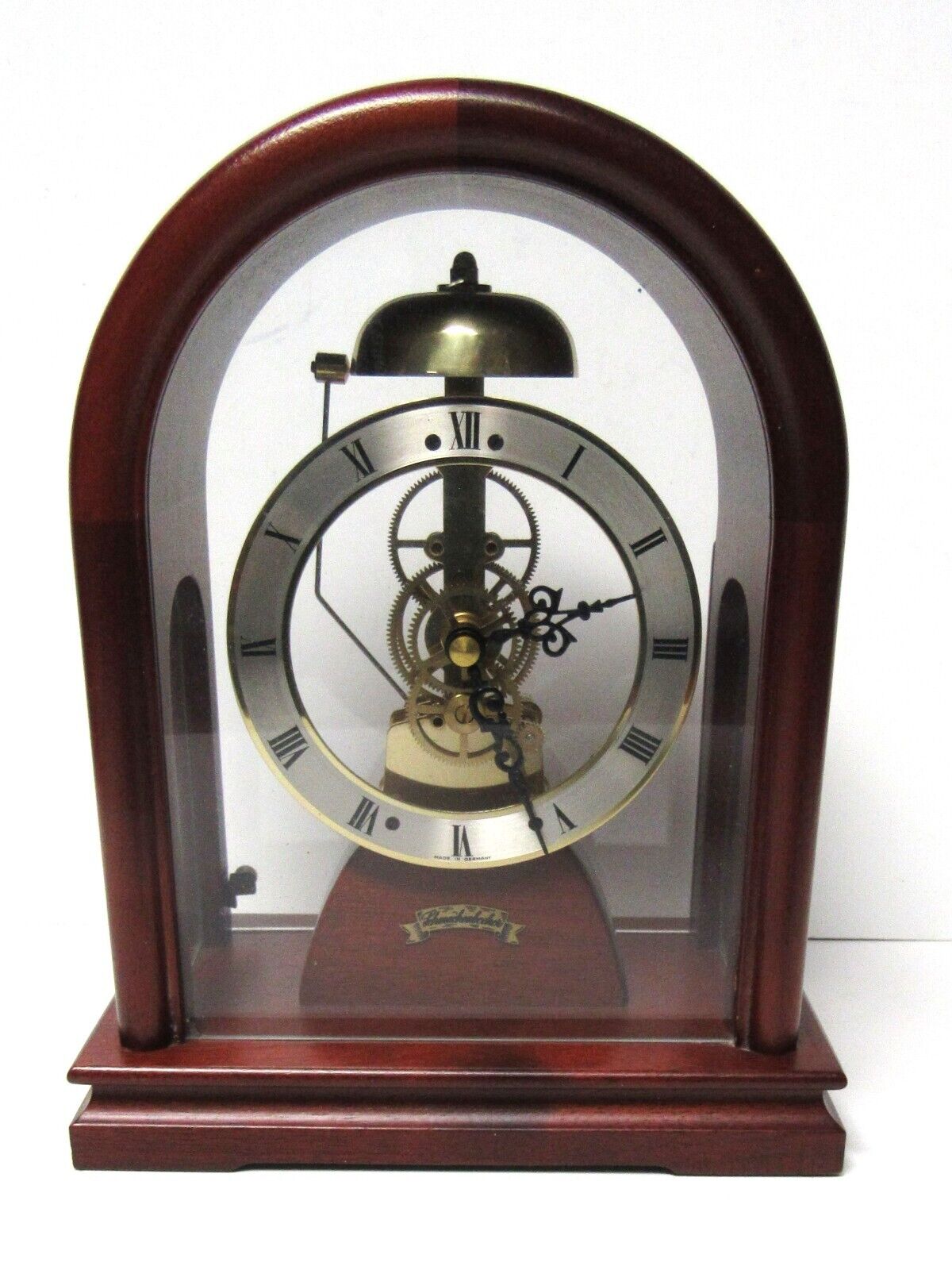Emil Schmeckenbecher Clock - Germany Skeleton Mantel Shelf Clock - 987G