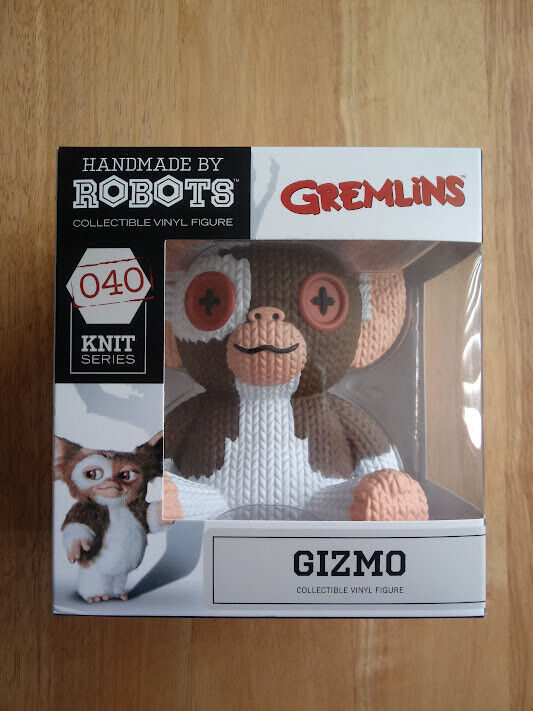 Handmade By Robots Gremlins Gizmo #040 Vinyl Figure: Knit Series, New, Sealed