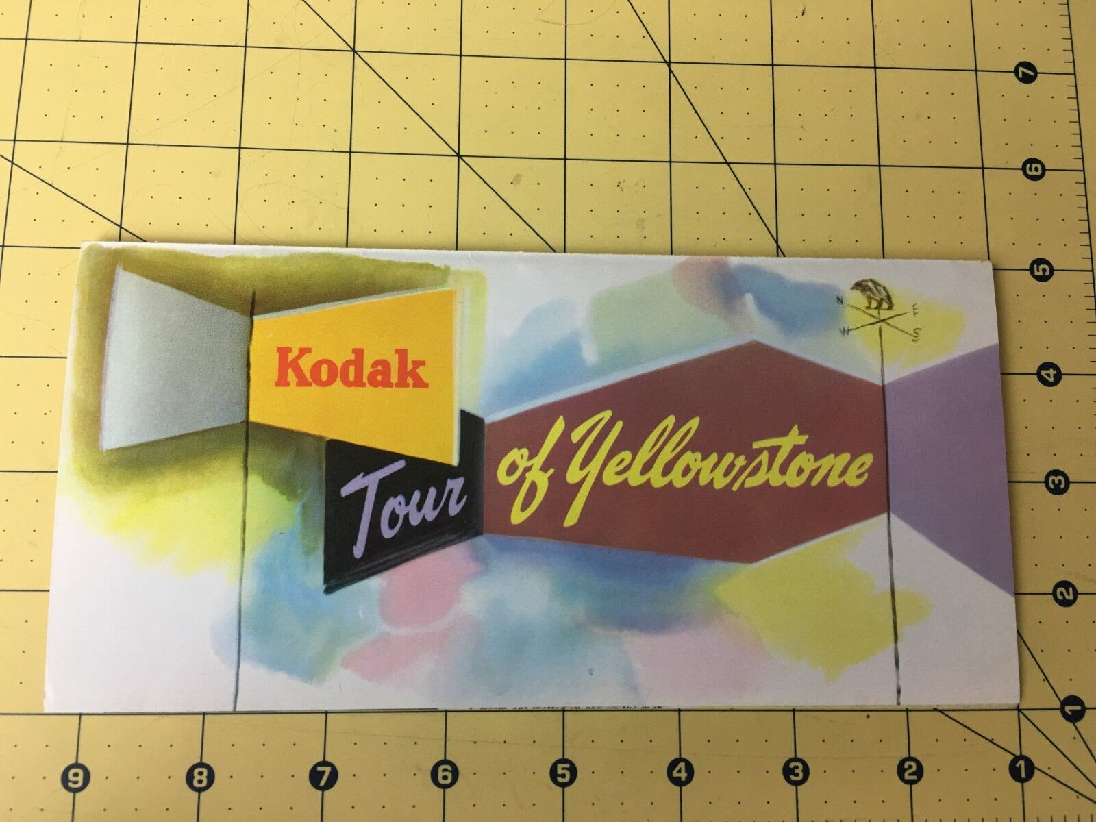 Vintage Travel Brochure Kodak Tour of Yellowstone Park Photo Guide and Tips