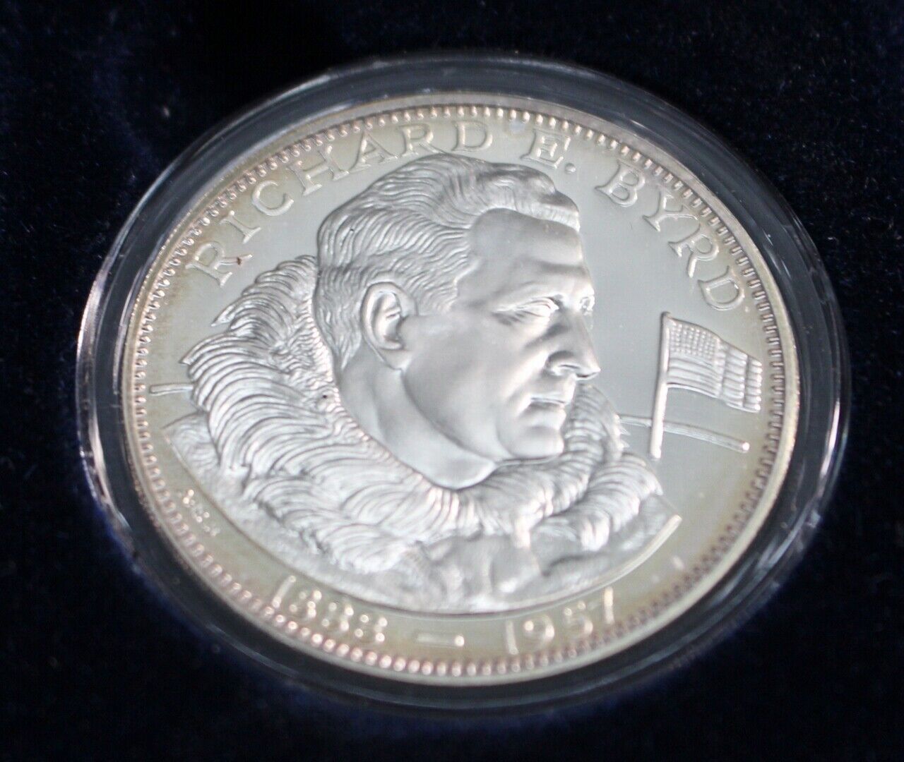 Admiral Richard E Byrd Coin First Person North South Pole Rare Coin Aviation