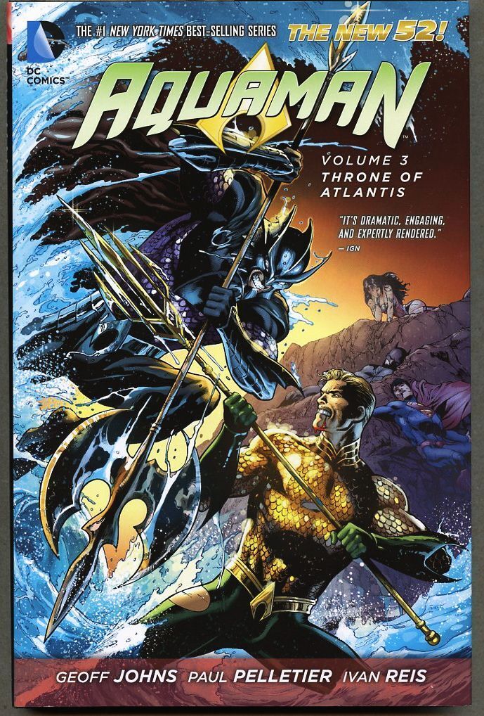 HC Aquaman Volume 3 Three Collected 2013 nmmint 9.8 1st Hardcover 180 pgs New 52