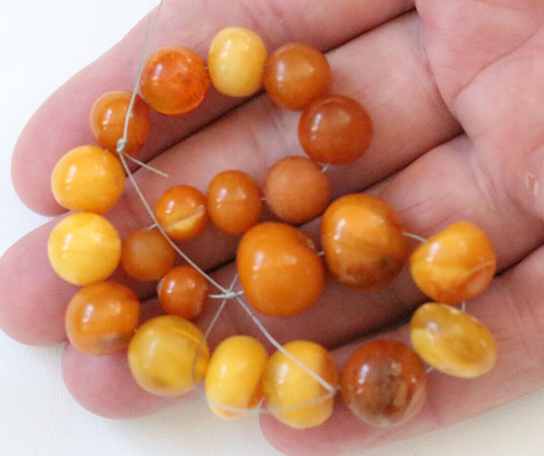 100% Genuine Amber Beads, Wholesale, 21 Old Amber Beads