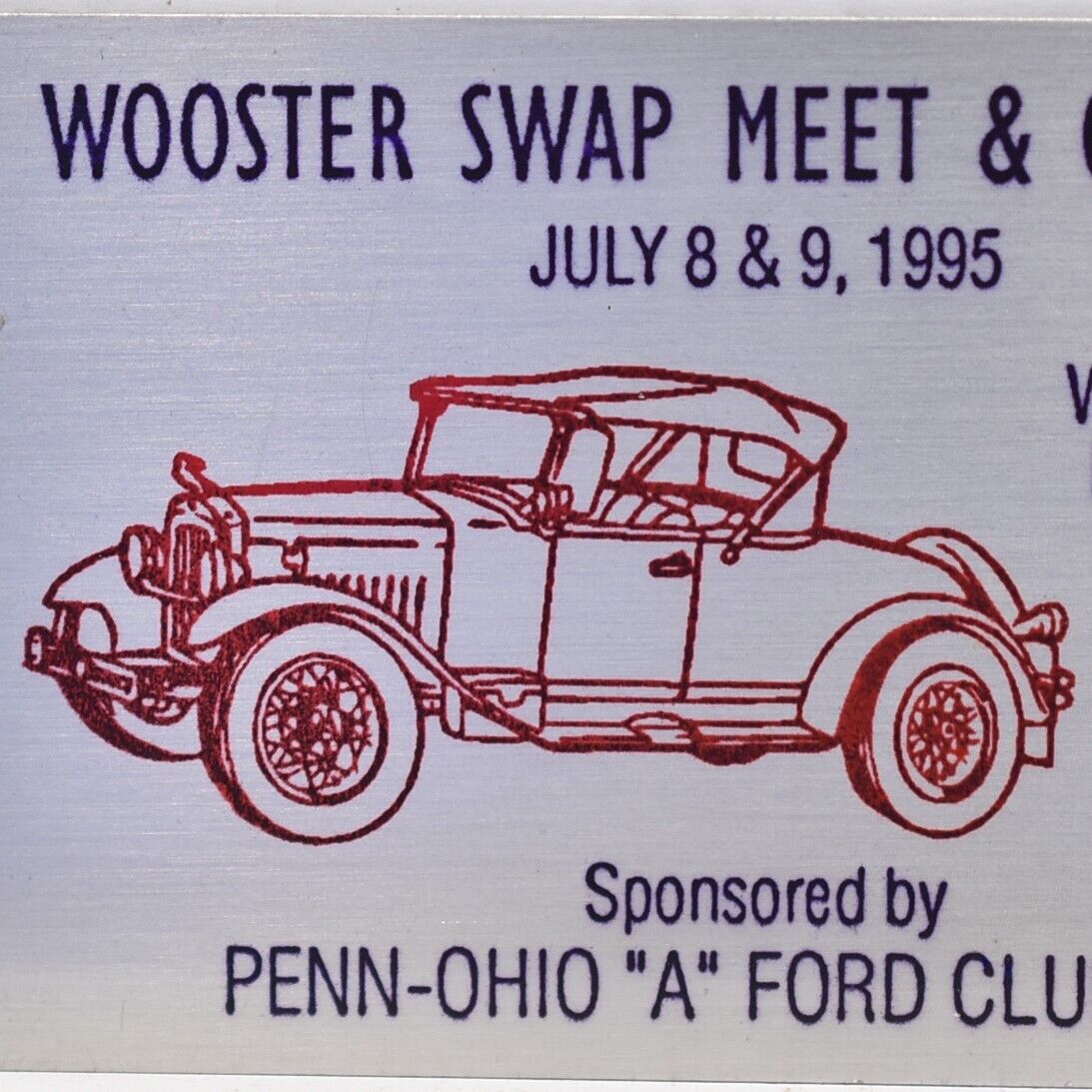 1995 Wayne County Fairgrounds Ford Model A Wooster Swap Car Show Penn-Ohio #2