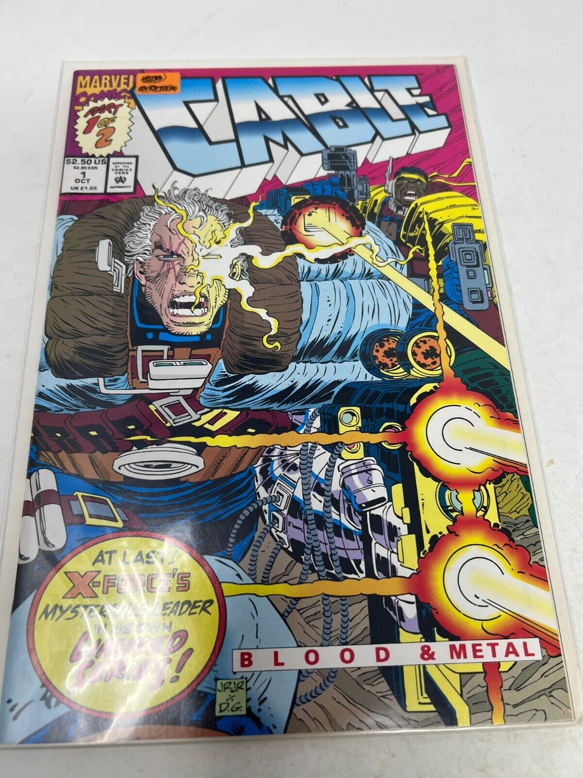 Cable: Blood and Metal #1 (Marvel Comics 1992) Vintage Comic Book X-Men Deadpool
