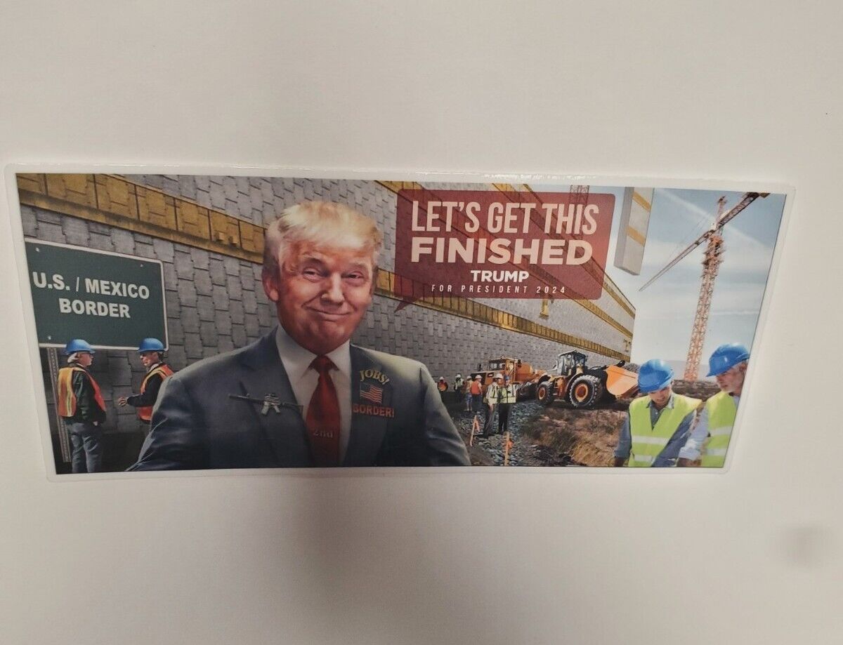 TRUMP FINISH THE WALL 🧱 STICKERS 