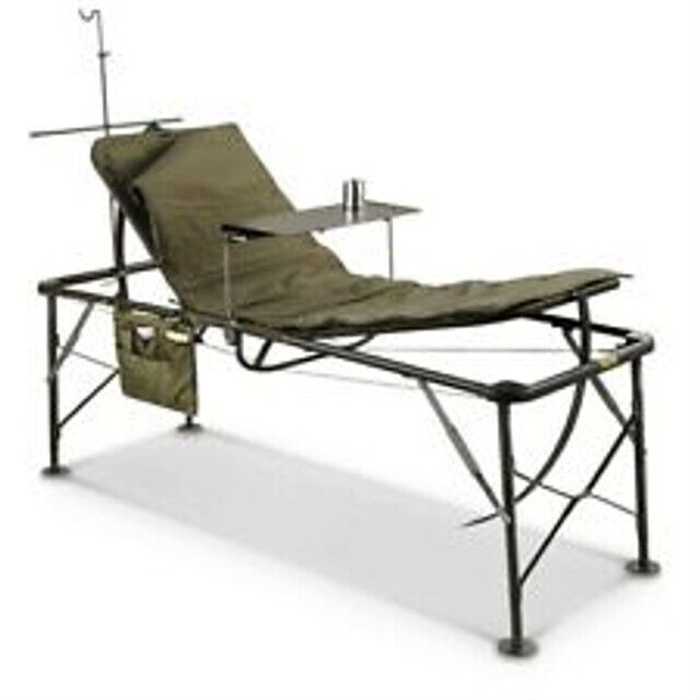U.S. Armed Forces Field Hospital Bed Cot Triage Prepper