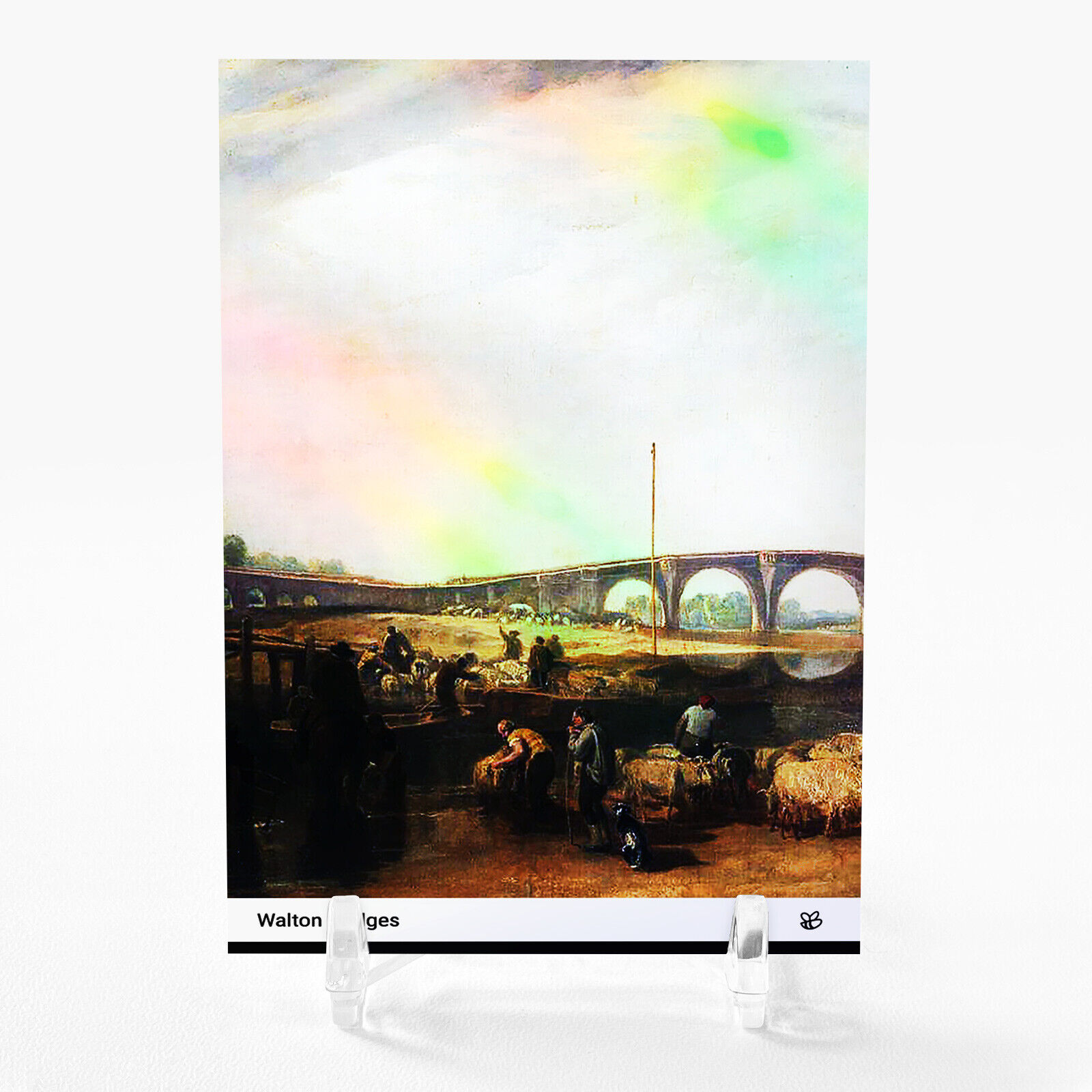 WALTON BRIDGES J. M. W. Turner Painting Card 2023 GleeBeeCo Holo Paint #WLJM