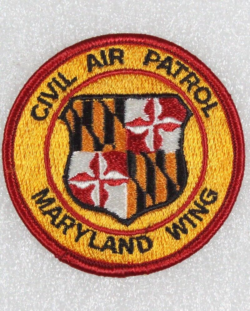 Civil Air Patrol Patch - Maryland Wing (merrowed edge, plastic back)