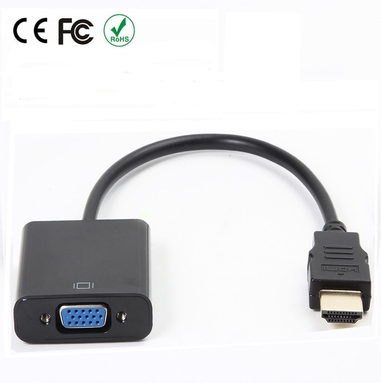 1080P HDMI to VGA Female Video Cable Cord Converter Adapter For PC DVD HDTV TV