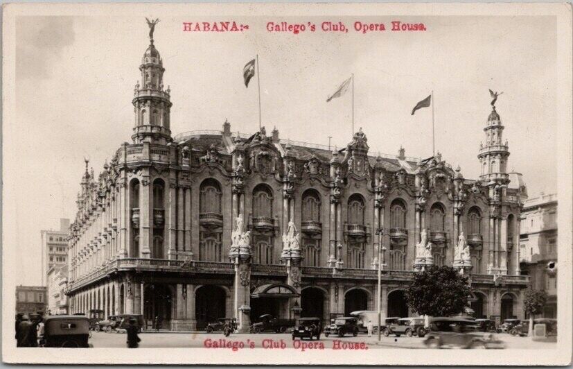 Vintage Havana, Cuba RPPC Photo Postcard \