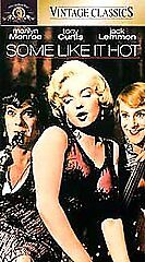 Some Like It Hot (VHS, Vintage Classics) SEALED: Marilyn Monroe, Tony Curtis