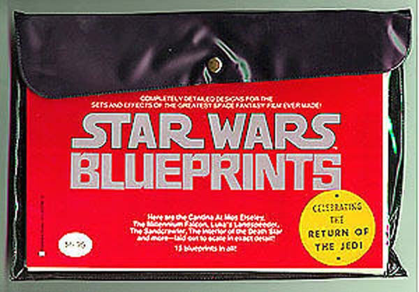 Warehouse Find 1978 Star Wars Original Blueprint Set-15 Sheets in Pouch-UNUSED  