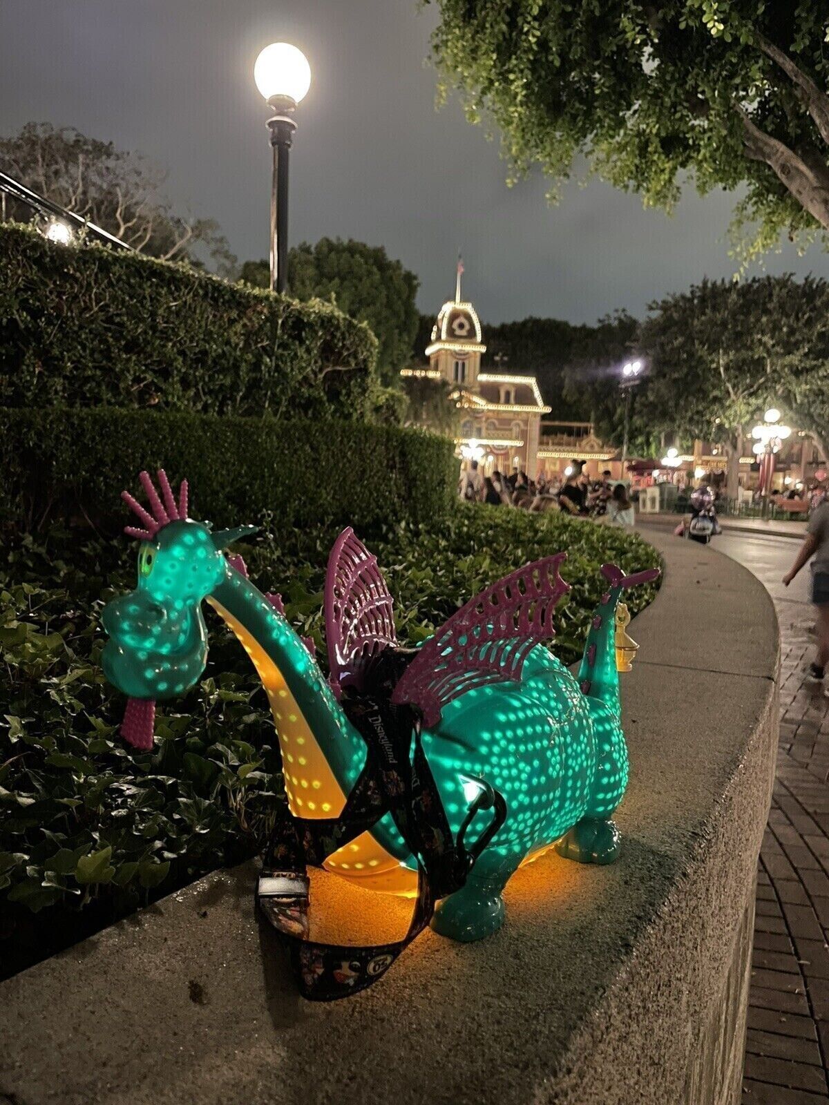New Disneyland 50TH Elliott Dragon Popcorn Bucket Main Street Electrical Parade