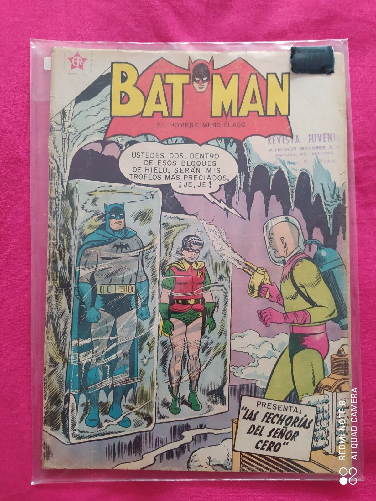 Batman #121   Mexican comic  1st app Mr Freeze( Mr Zero) 1960