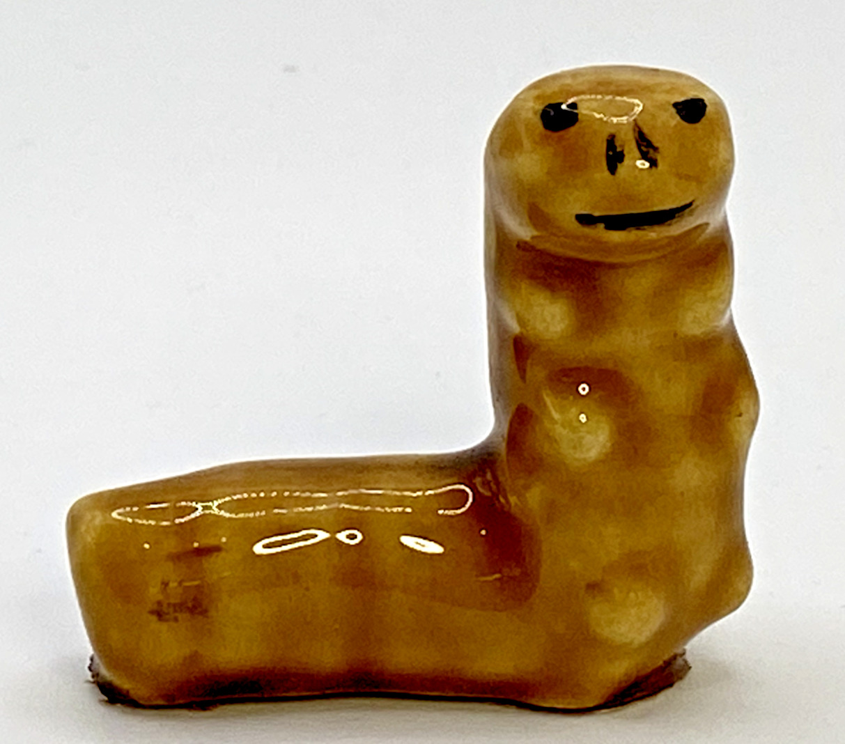 1940\'s Inchworm Caterpillar Porcelain Figure Made In Occupied Japan 2\
