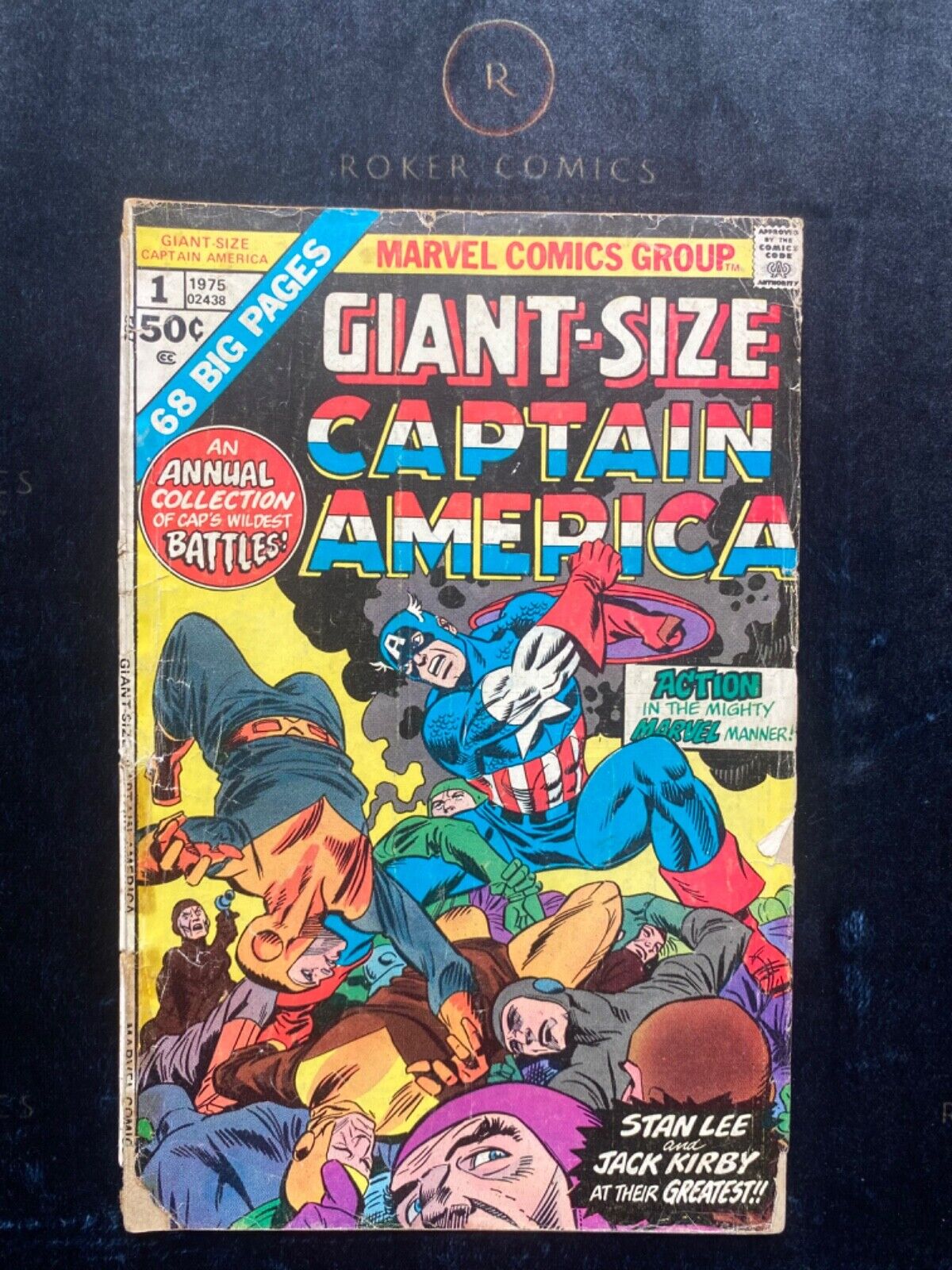 RARE 1974 Giant-Size Captain America #1