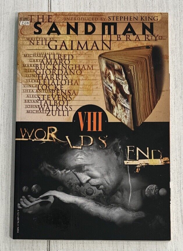 THE SANDMAN WORLD'S END Trade Paperback Vol 8  Neil Gaiman Stephen King DC Comic