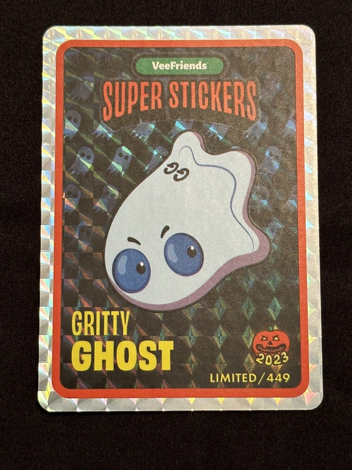 GRITTY GHOST Super Sticker /449 - Veefriends Halloween 2023 Collection