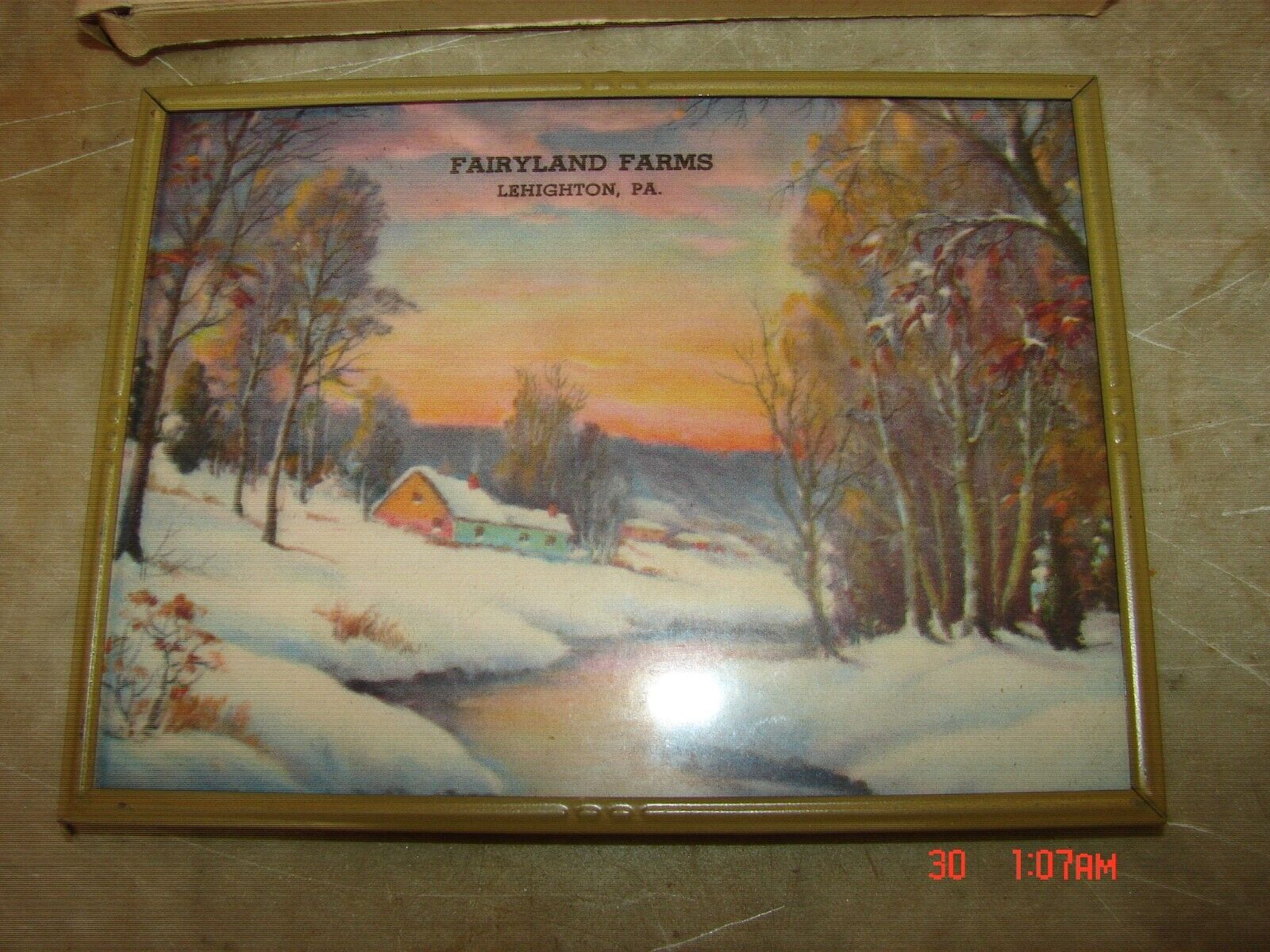 Fairyland Farms Lehighton, Pa - Dairy - Winter Scene - SEE PHOTOS