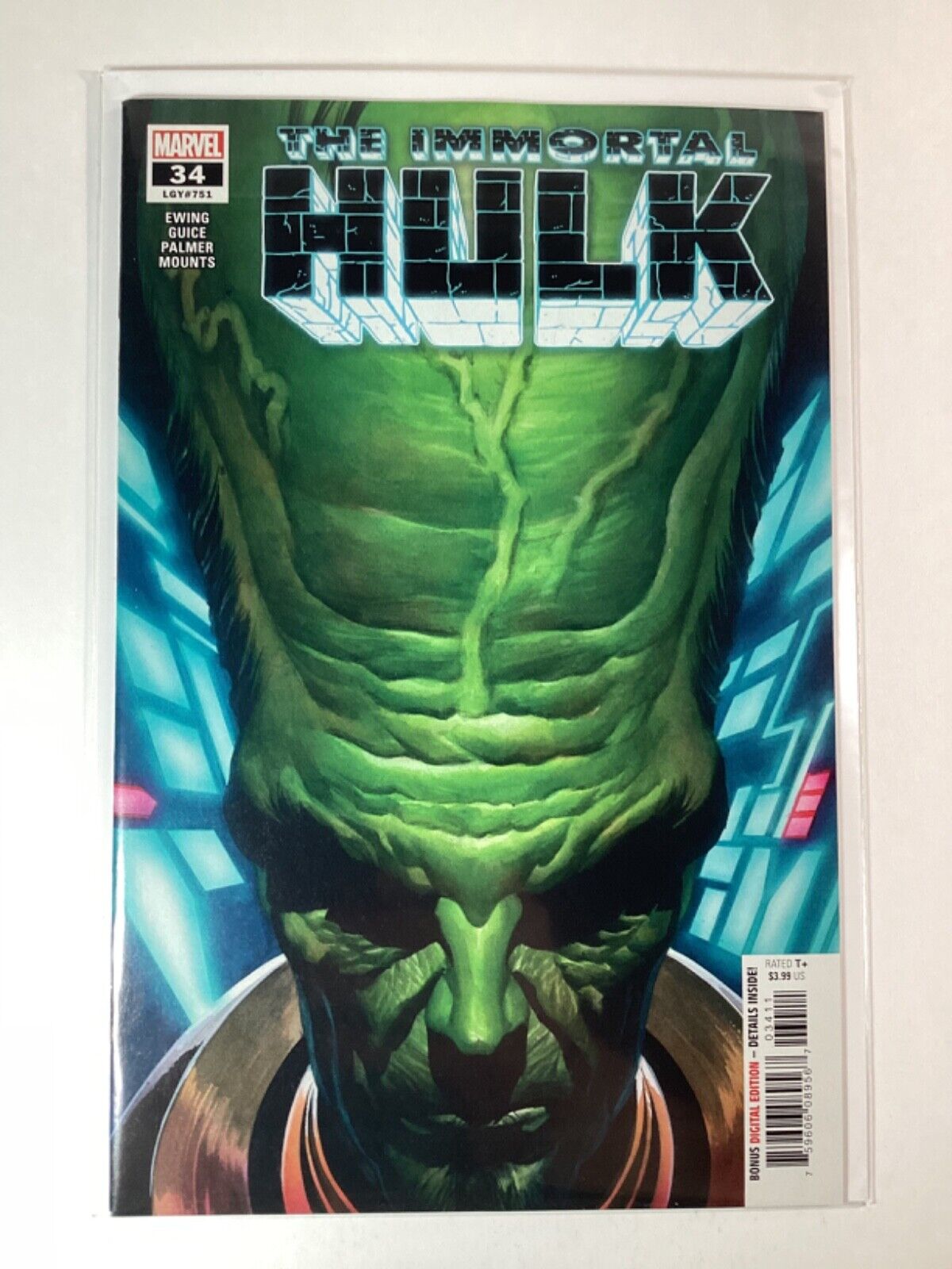 IMMORTAL HULK (2018) #34A NM+ 9.6 🎥LEADER~COMING TO THE MCU🔥Alex Ross Cover🔥