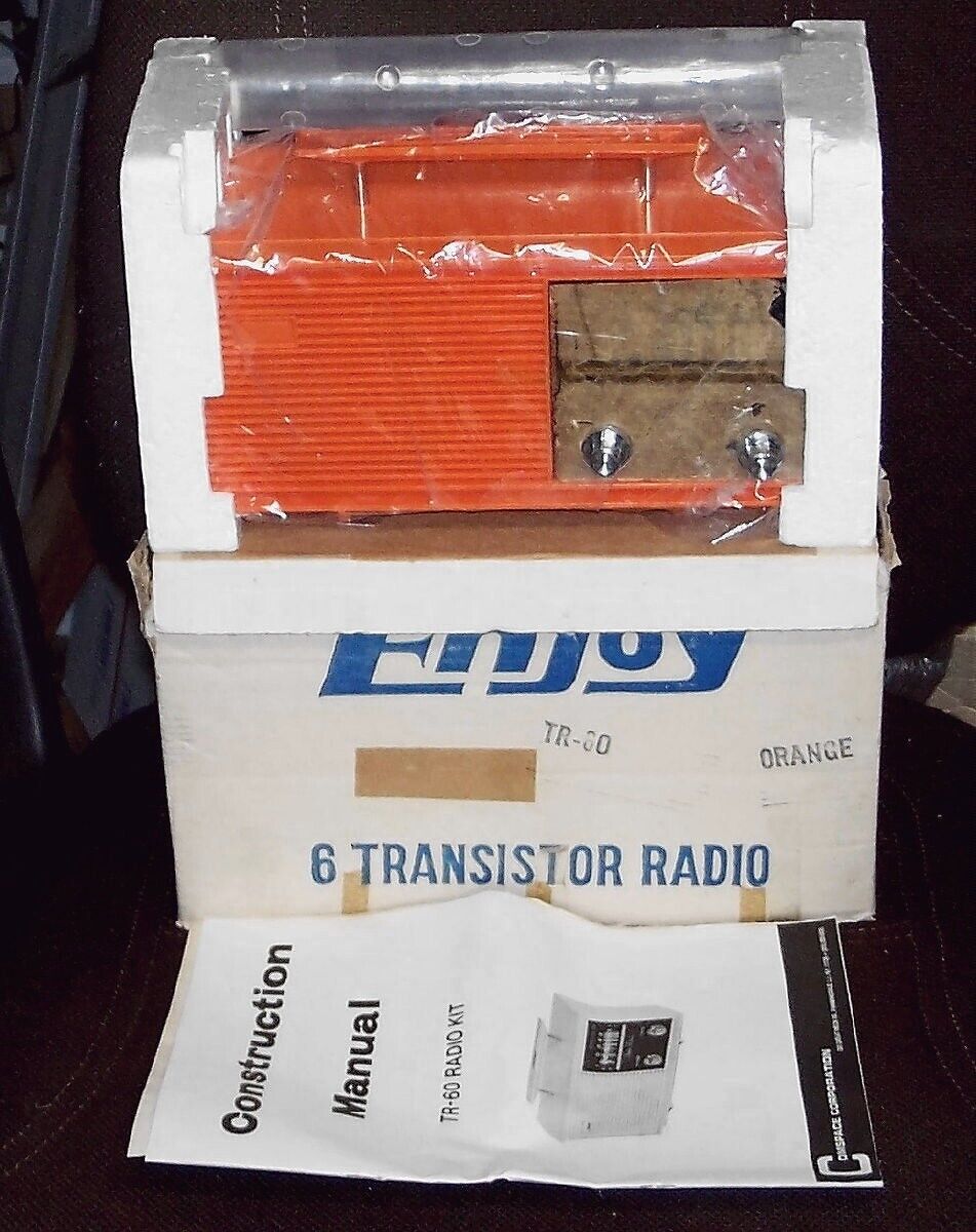 VINTAGE AM transistor radio KIT UNBUILT portable receiver DIY electronic project
