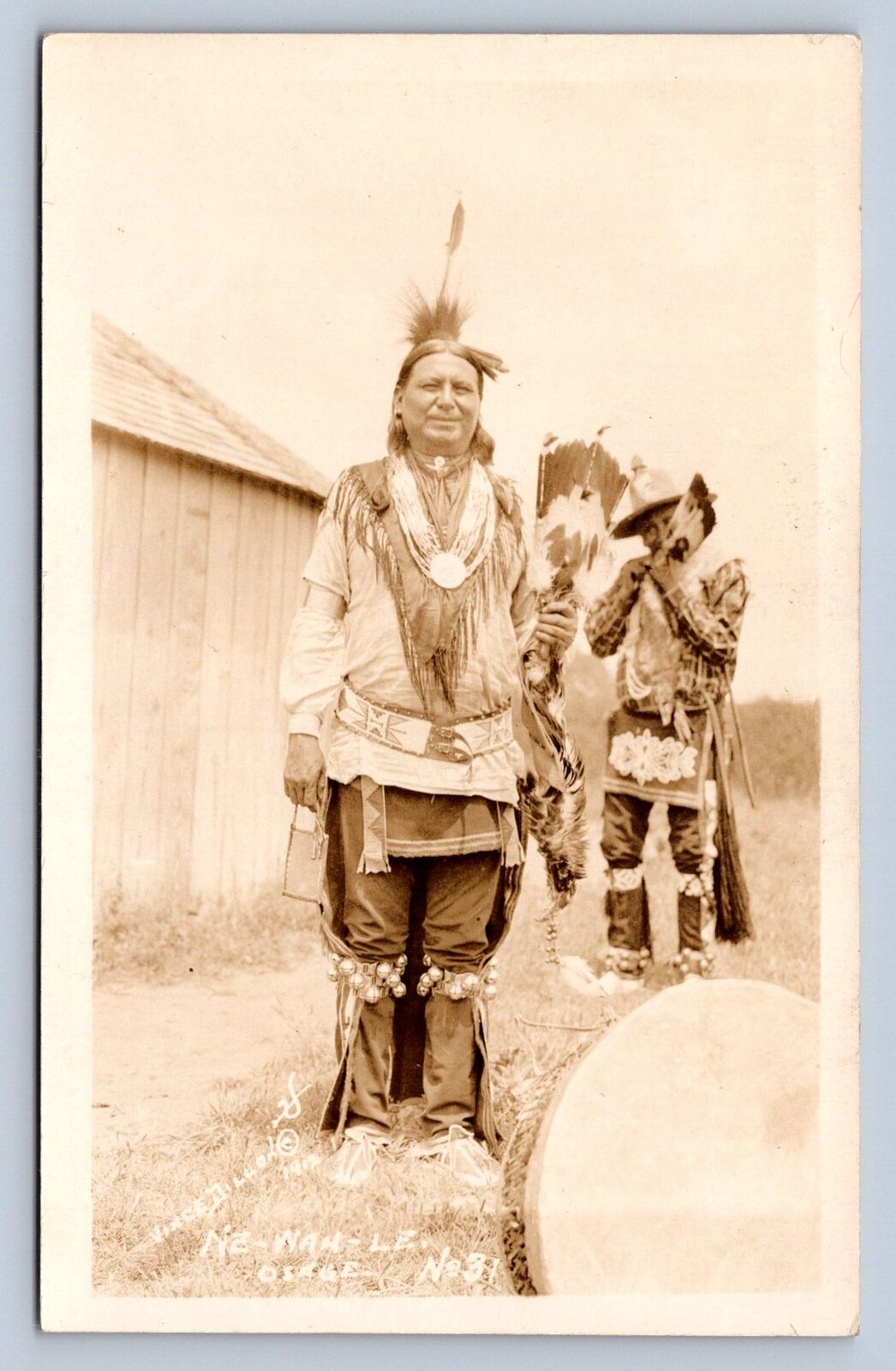 J98/ Fairfax Oklahoma RPPC Postcard c1930s Indian Native Ne-Wah-Le Osage  232