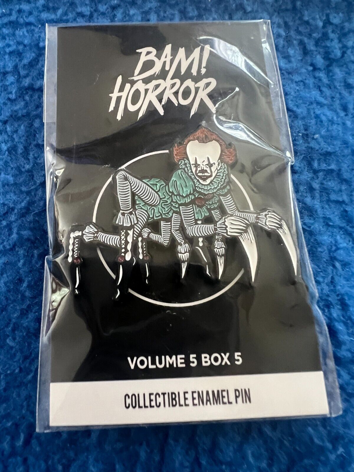 Bam Box Horror  Enamel Art  Pin IT : Chapter 2 Pennywise the Spider Clown LE 250