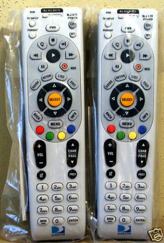 Lot Of 2 DIRECTV RC65 Universal Remote Control Direct TV RC-65 New 