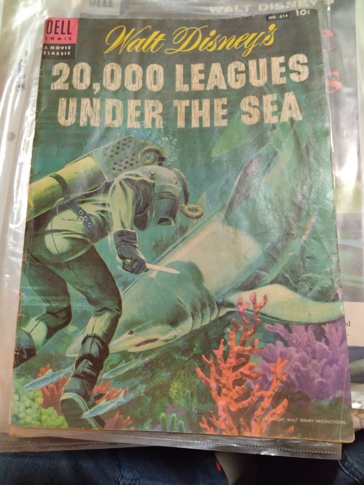 vintage Walt Disney 20,000 Leagues Under The Sea 1954 No.614