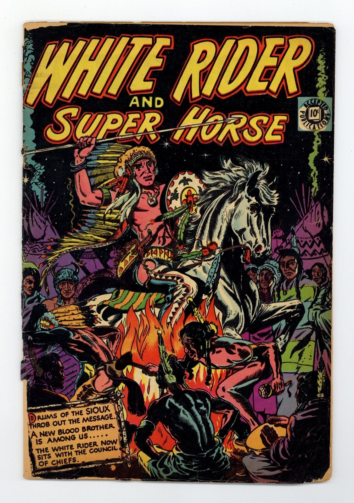 White Rider and Super Horse #6 GD- 1.8 1951