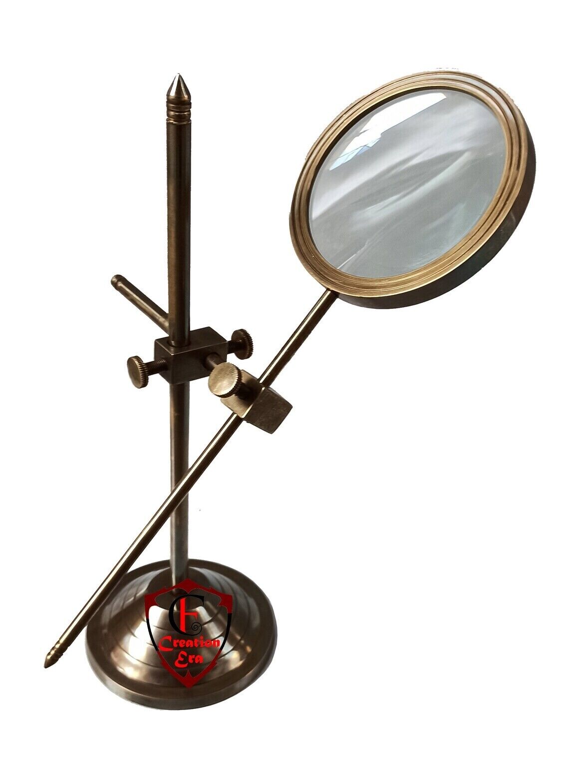 Maritime stand Magnifying Glass, Brass Magnifier, Desk Top/ Table Top Décor Home