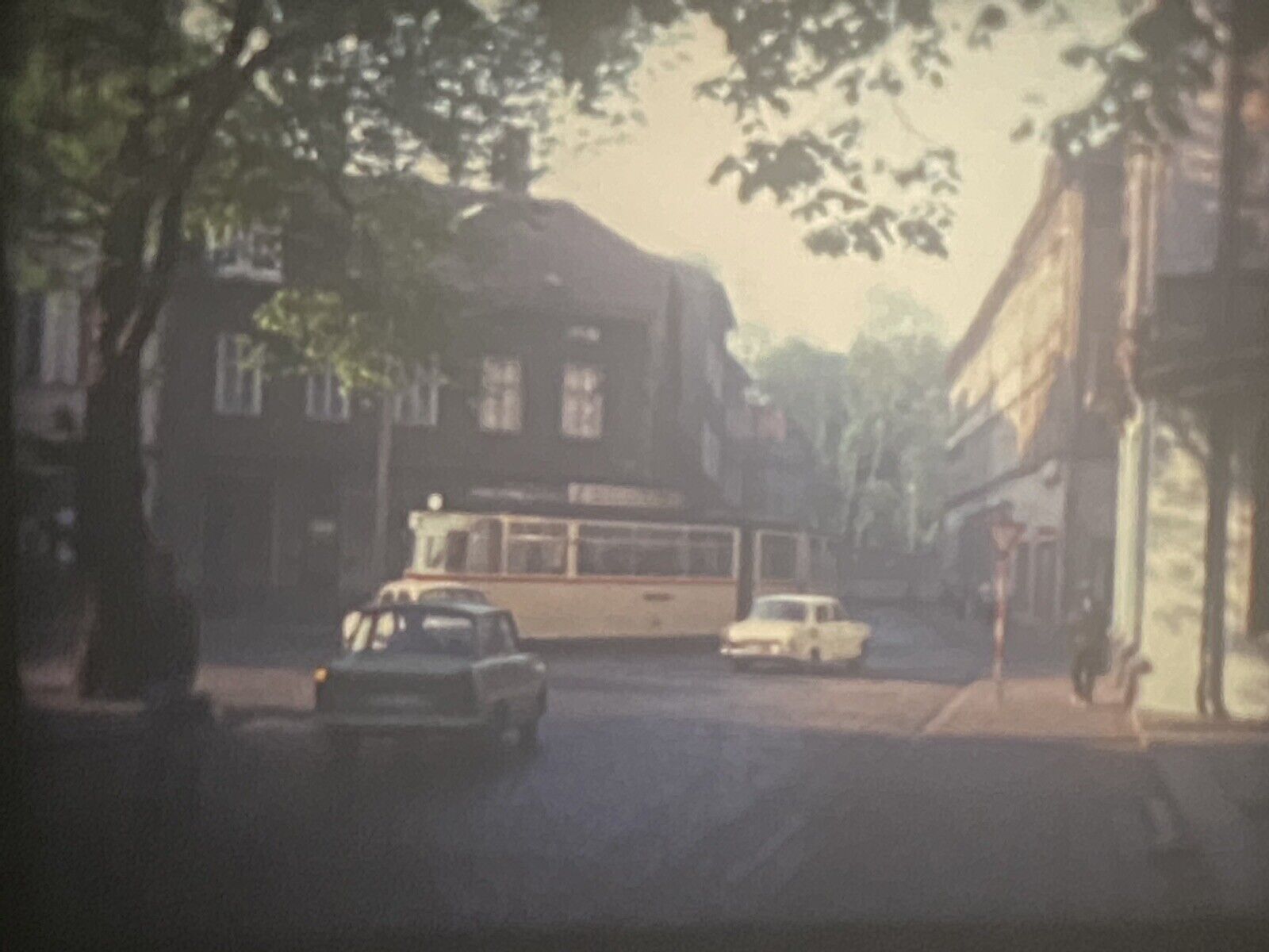 2 Vintage East Germany German Electric Trains Street Scenes Super 8mm Home Movie