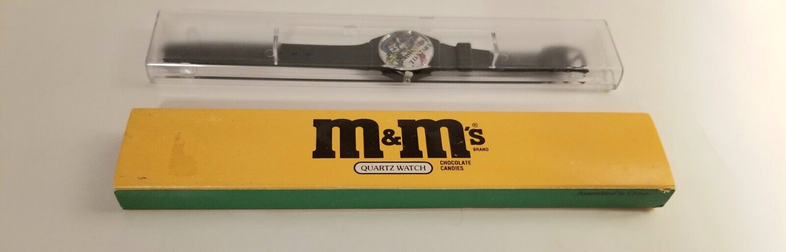 Vintage 1996 M&Ms Candy Quartz Watch Special Edition in Box Unused