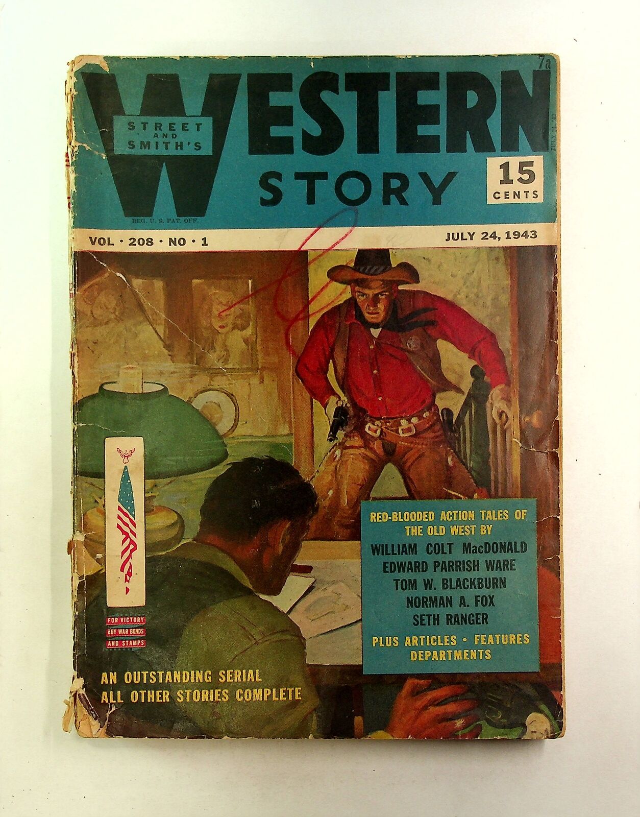 Western Story Magazine Pulp 1st Series May 23 1942 Vol. 200 #1 FR/GD 1.5