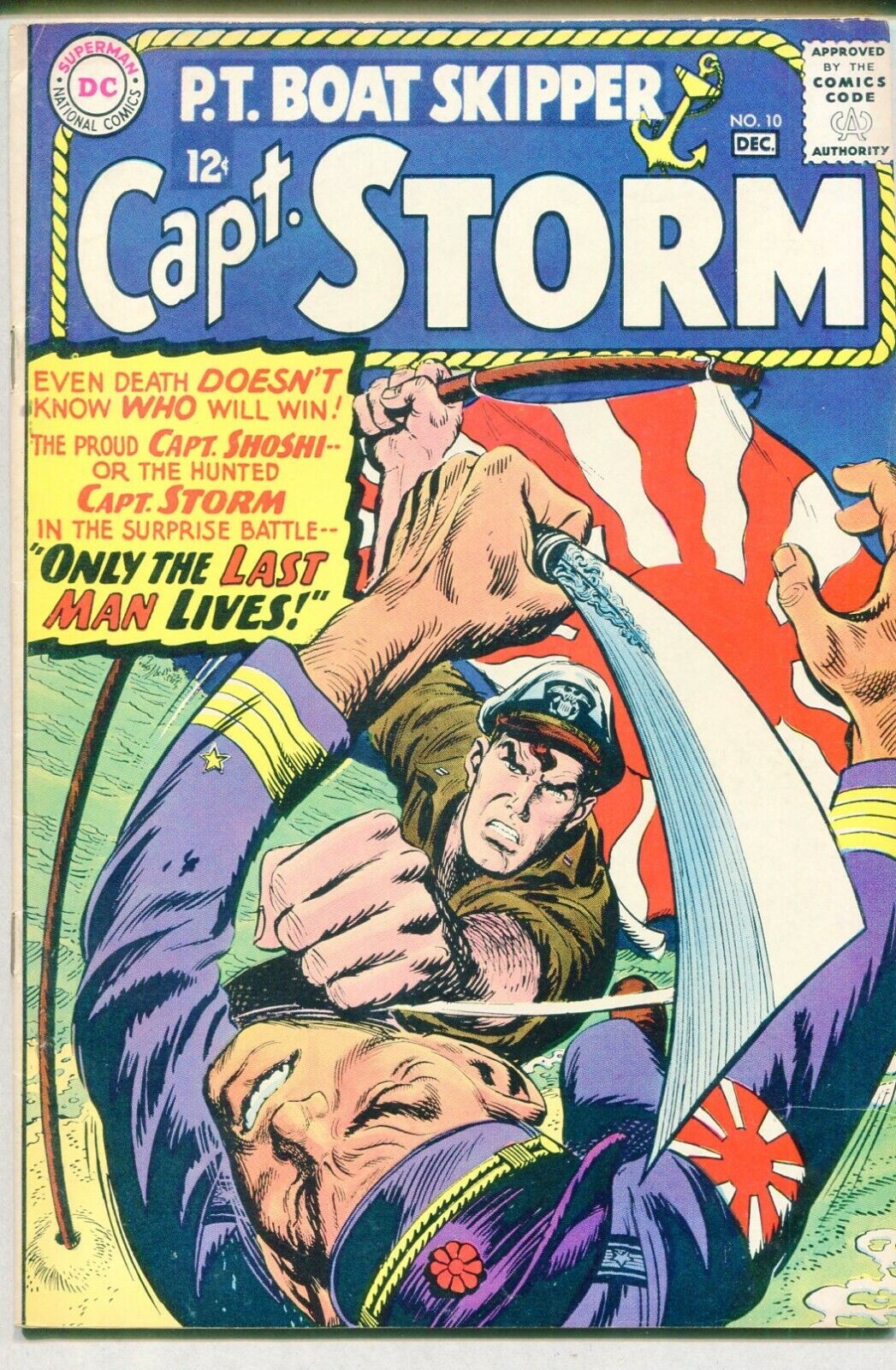 Captain Storm 10 VF- Dc Comics Silver Age *SA