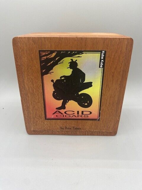 Acid Kuba Grande Empty Wood Cigar Box 8\