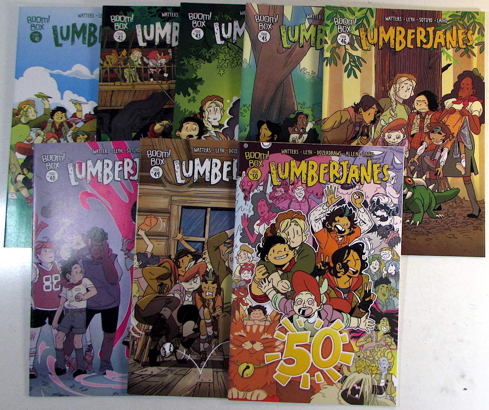 Lumberjanes Lot of 8 #41,42,43,45,46,48,49,50 Boom Studios (2018) Comic Books