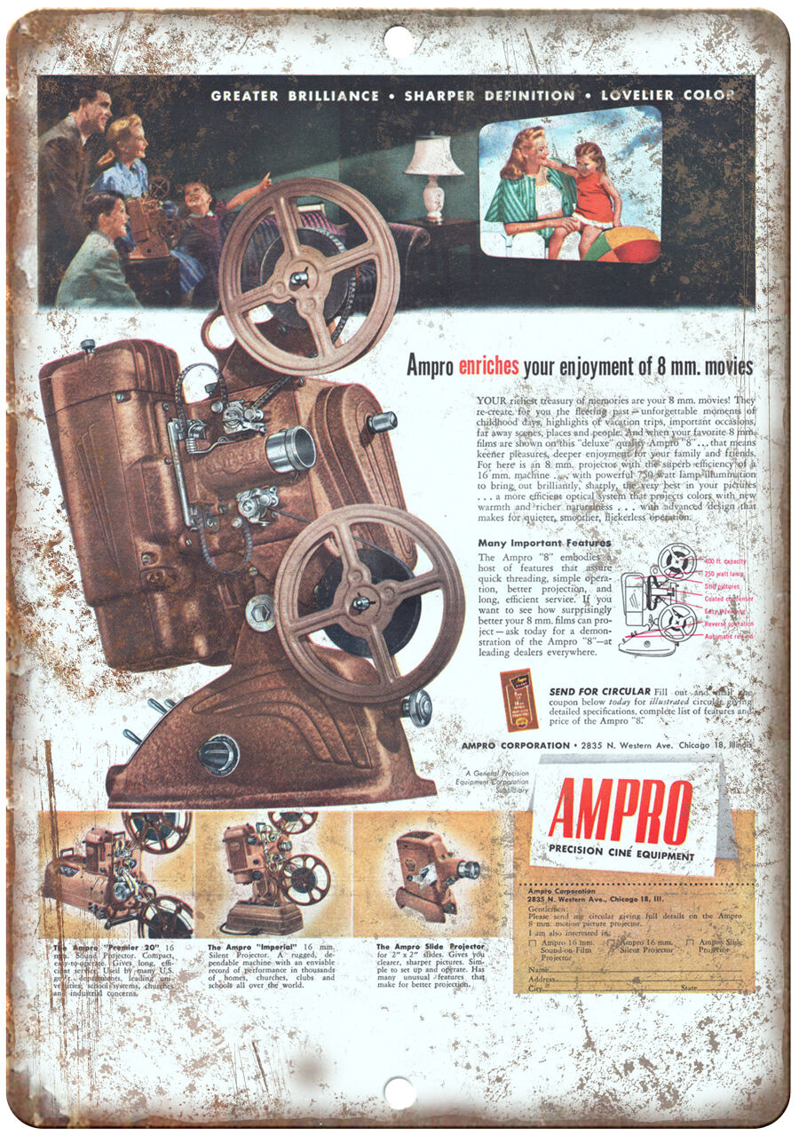 1947 - Ampro Movie Camera Ad - 12\