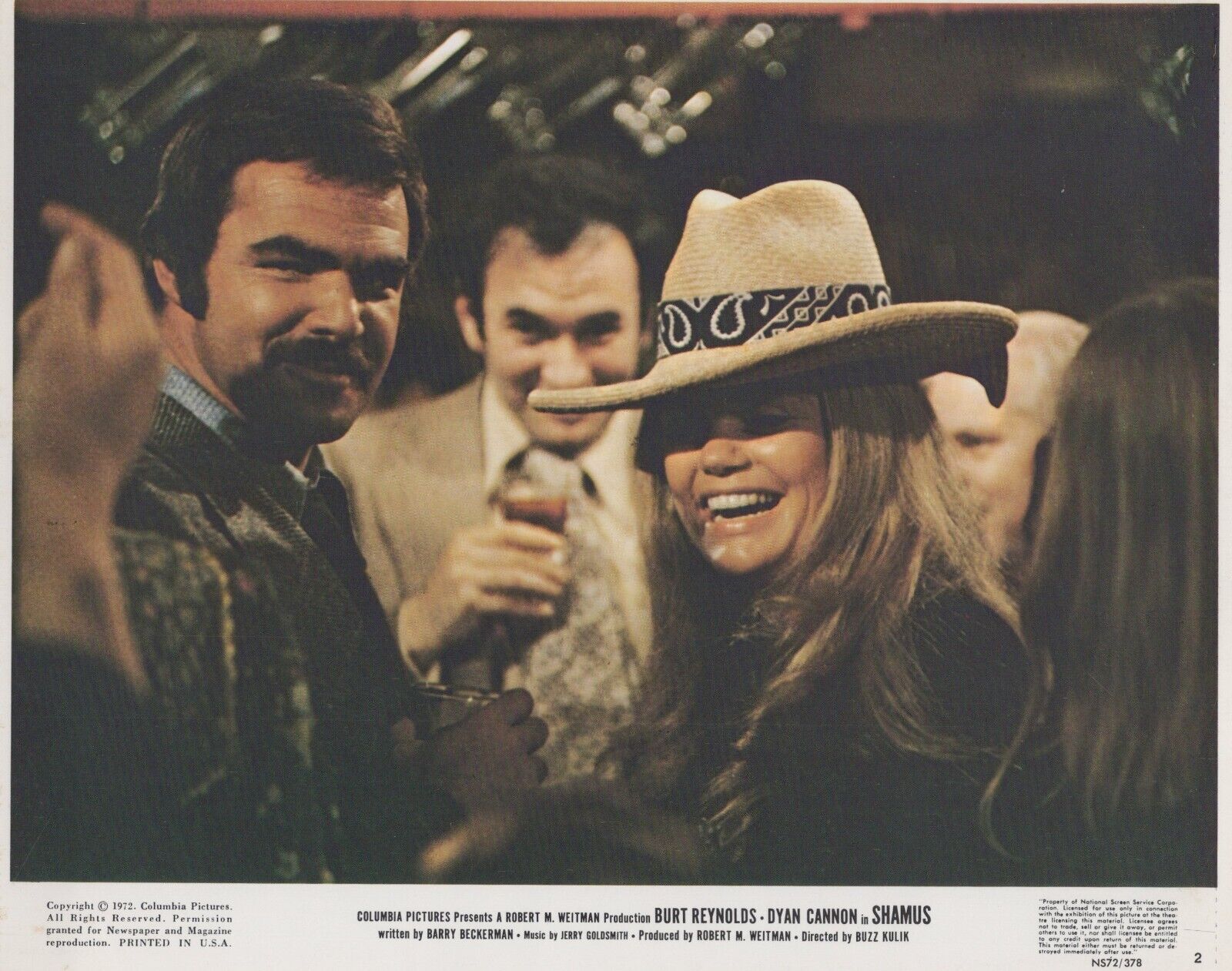 Dyan Cannon + Burt Reynolds in Shamus (1972) ❤ Hollywood Movie Photo K 390