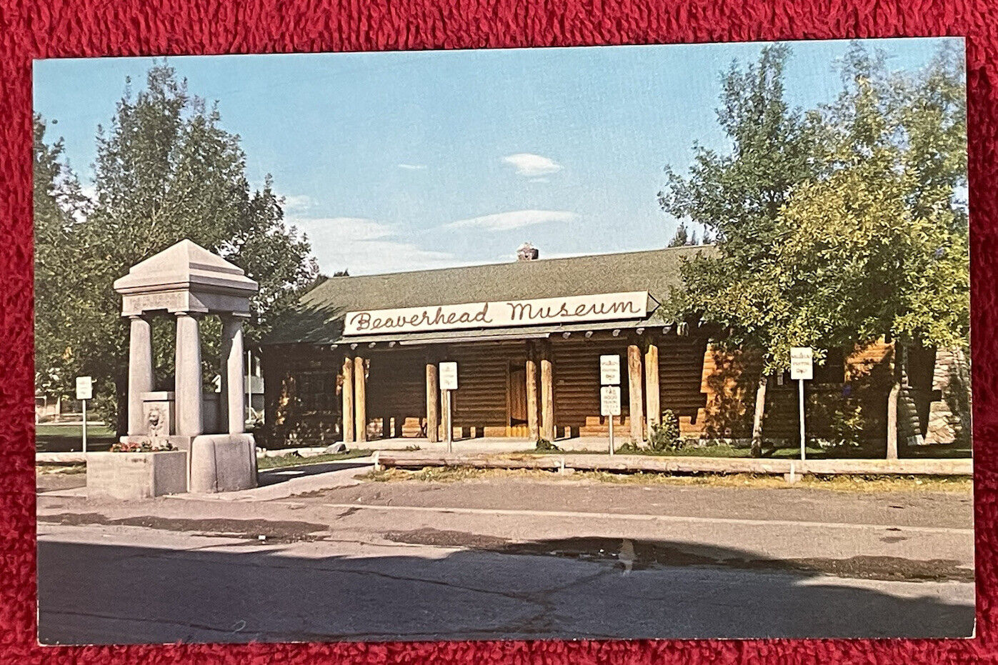 Dillon MT-Montana, Beaverhead Museum, Advertising, Vintage Postcard History